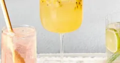 Passion Fruit & Lime Summer Spritz Mocktail