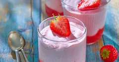 Easy 3-Ingredient Strawberry Mousse