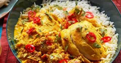 Afghan Chicken Korma with Sour Plums