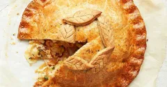 Cheese, Potato and Caramelized Onion Pie