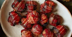 Sage and Onion Stuffed Devils on Horseback