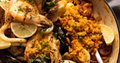 Authentic Spanish Seafood and Chicken Paella
