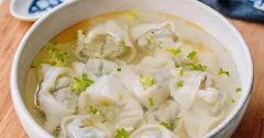 Homemade Pork Wonton Soup