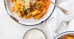 Creamy Sun-Dried Tomato Pasta with Spinach