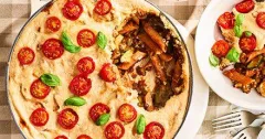 Vegan Lentil Pasta Bake with Cashew Cream