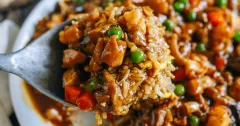 Fujian Fried Rice with Seafood and Savory Gravy