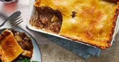 Classic British Meat and Potato Pie
