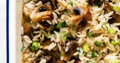 Easy Oven-Baked Mushroom Rice