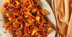 Caramelized Red Onion and Anchovy Pasta with Gremolata