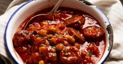 Fast Chorizo and Chickpea Stew
