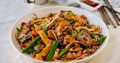 Beef Chow Fun with Fresh Rice Noodles