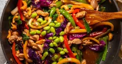Rainbow Chicken Stir-Fry