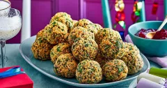 Vegetarian Christmas Stuffing Balls