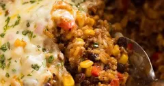 One-Pot Mexican Ground Beef and Rice Casserole