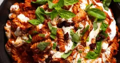 One-Pot Chicken Pasta with Whipped Ricotta
