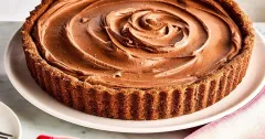 Easy Vegan Chocolate and Coconut Tart
