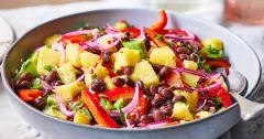 Black Bean and Pineapple Salad Bowl