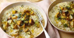 Roasted Summer Squash Risotto