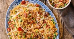 Chinese Sausage Fried Rice (Lop Cheung Chow Fan)