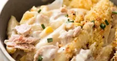 Creamy Tuna Mornay Pasta Bake
