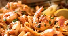 Spicy Garlic Shrimp Pasta