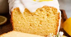 Moist Glazed Lemon Loaf Cake