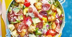 Creamy Chopped Italian Salad Jars
