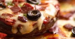 Easy Pizza Stuffed Mushrooms