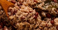 Easy Jamaican Rice and Peas with Coconut Milk