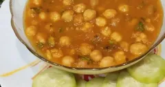 Chana Masala Curry with White Chickpeas