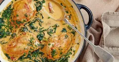 Creamy Tuscan Chicken with Spinach and Parmesan