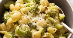 Quick Broccoli Pasta with Lemon Parmesan Sauce