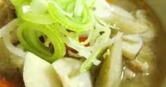 Japanese Pork and Root Vegetable Miso Soup