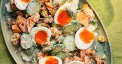 Smoked Trout, Cucumber and Dill Salad