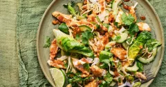 Chicken Satay Salad with Peanut Lime Dressing