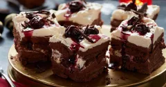 No-Bake Black Forest Fridge Cake