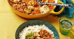 Roasted Cauliflower and Chicken Coconut Curry