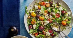 Roasted Beetroot, Feta and Lentil Salad