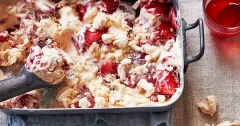 Easy Eton Mess Ice Cream with Strawberries