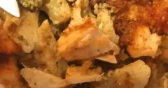 Creamy Pesto Salmon Pasta Bake