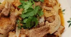 Đậu hũ kho thịt nạc dăm đậm đà đưa cơm