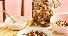 Healthy Homemade Prune and Seed Granola