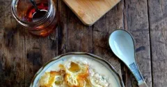 Savory Chinese Soy Milk Soup (Dou Jiang) with Fried Dough