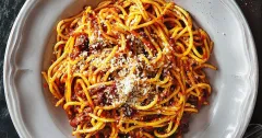 Slow-Simmered Spaghetti Bolognese with Chorizo