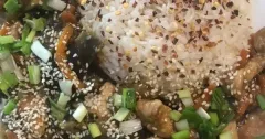 Spicy Eggplant and Chicken Stir-Fry