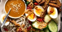 Gado Gado Indonesian Salad with Peanut Sauce