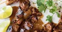 Grilled Honey Sriracha Chicken Skewers