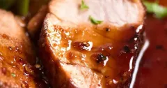Honey Garlic Glazed Pork Tenderloin