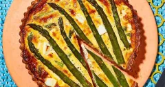 Asparagus, Feta and Dill Quiche