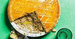 Wild Garlic, Chicken and Leek Pie